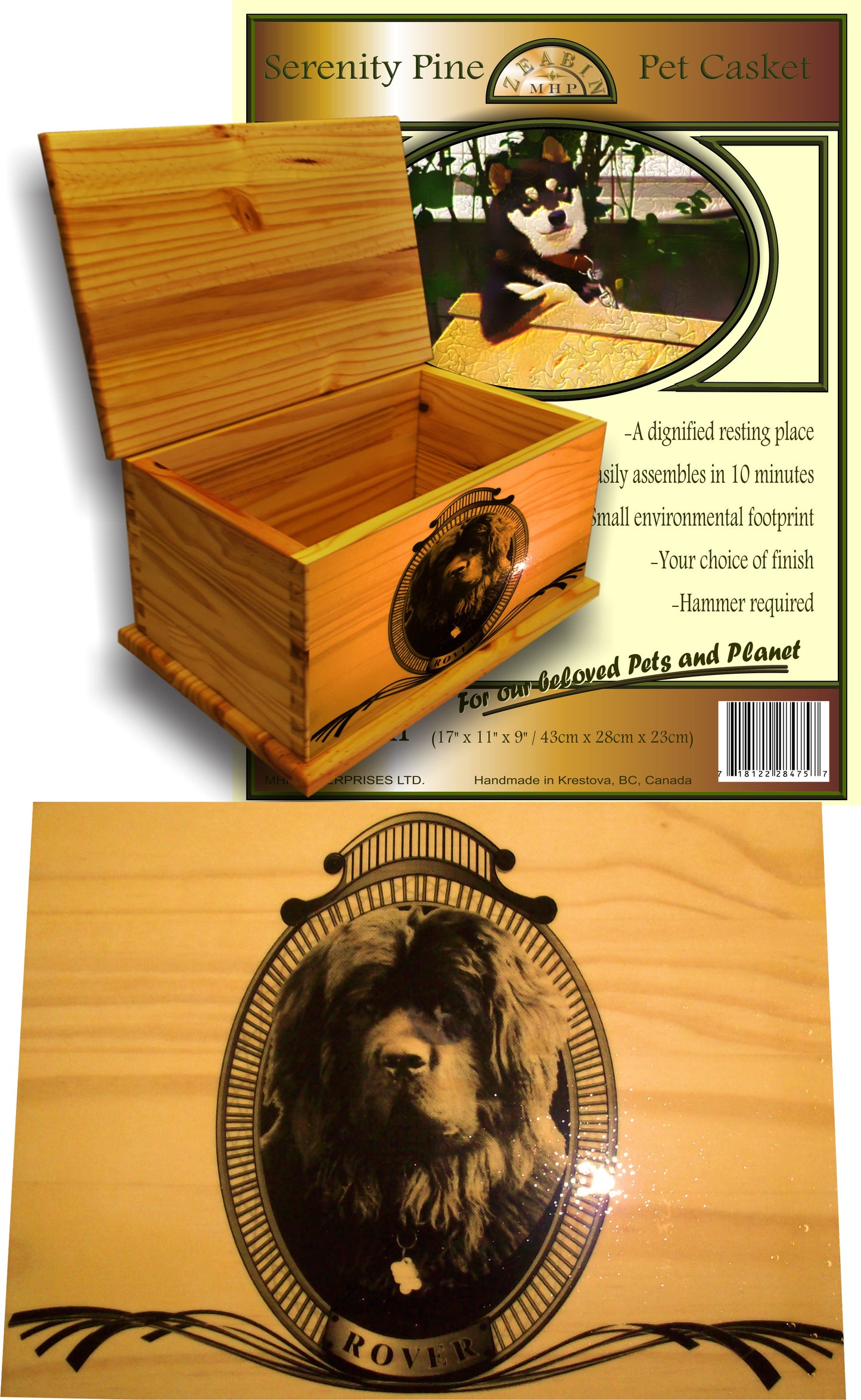 Simple Pine - Pet Casket Plan